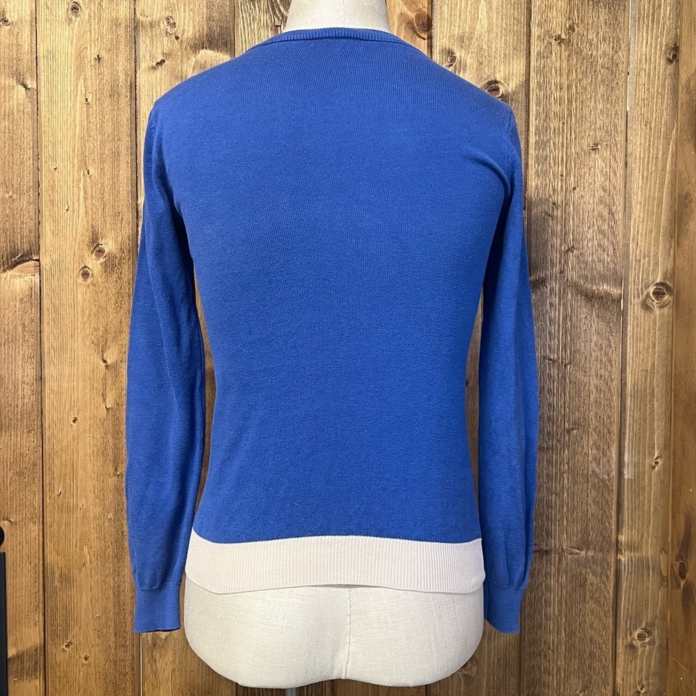 ModCloth Small Blue Starry Skies Desert Crewneck Sweater - Picture 4 of 7
